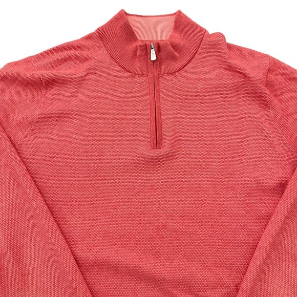 Tommy Bahama IslandZONE Men's LS Half-Zip Pullover Sweatshirt, Size L - Picture 3 of 7